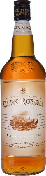 dome centeret konkurrenter GLEN RUSSELL Blended Scotch Whisky - Fauconnier